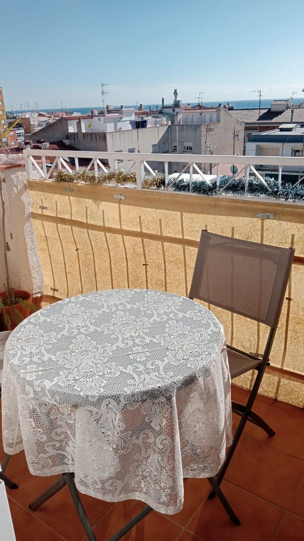 Terrace of Flat to rent in Premià de Mar  with Air Conditioner, Heating and Terrace