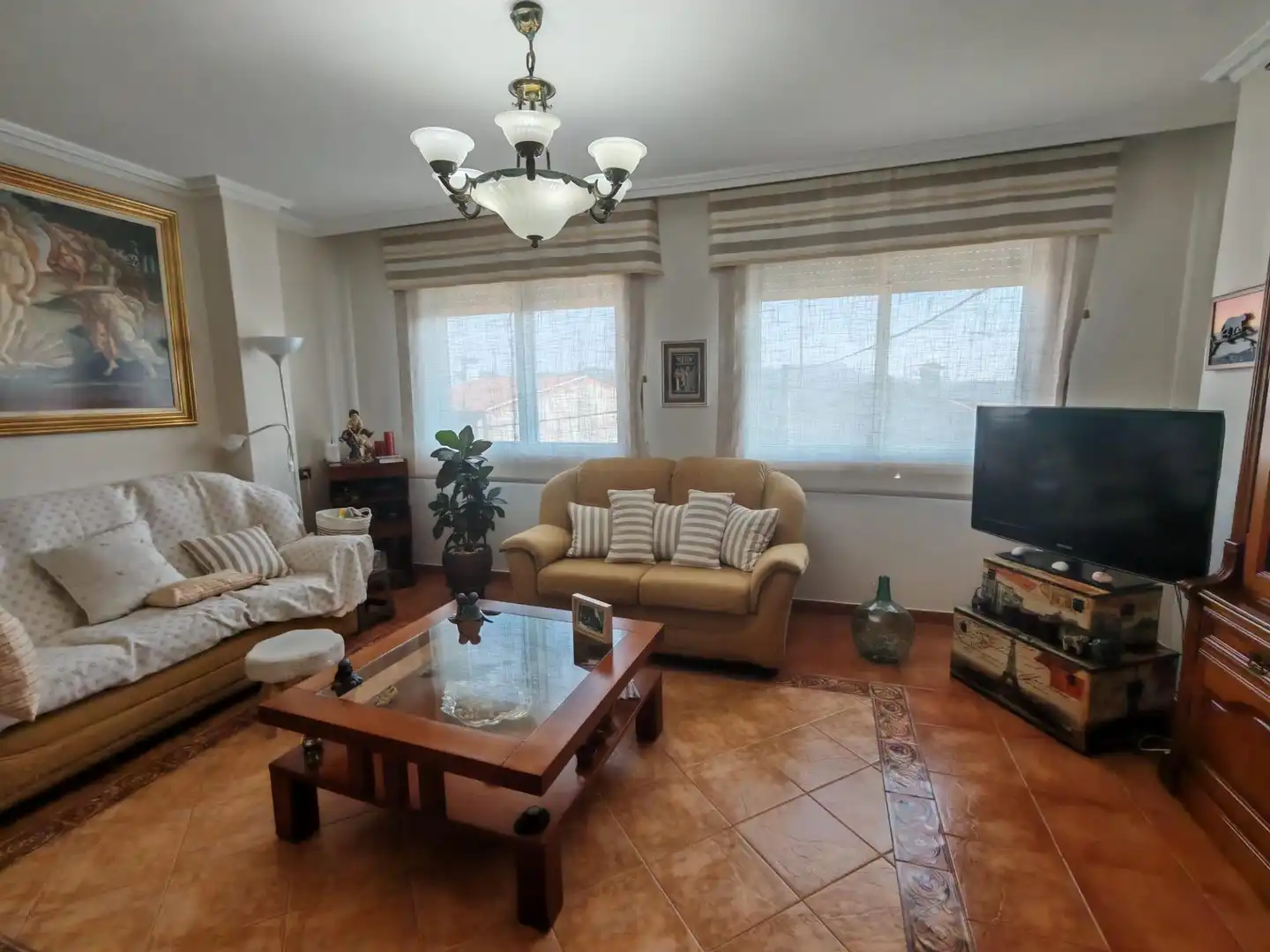 Living room of Houses for sale in Vigo   with Air Conditioner, Heating and Private garden