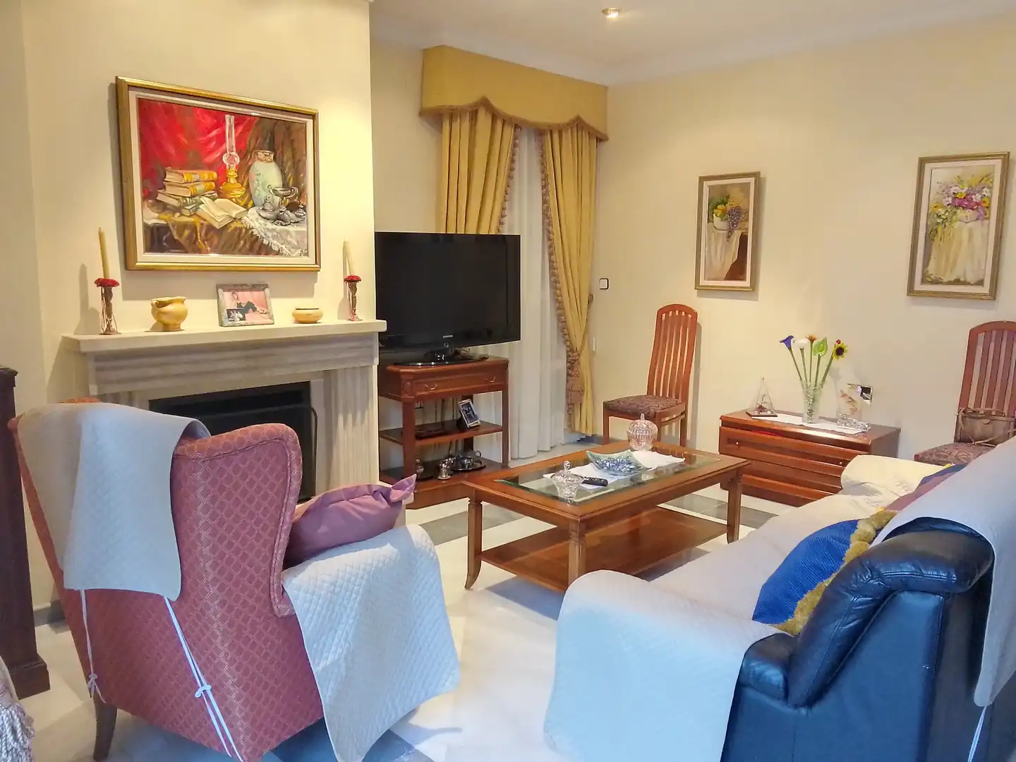 Sala de estar de Casa o chalet en venta en Prado del Rey con Jardín privado, Terraza y Amueblado
