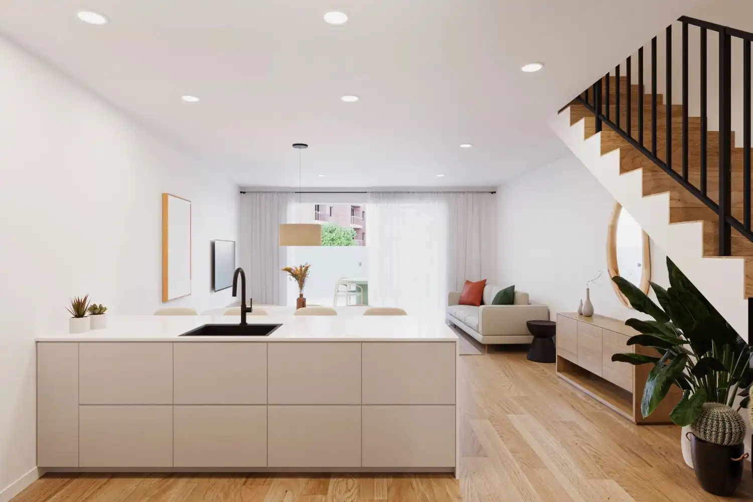 Cocina de Casa o chalet en venta en Sant Vicenç Dels Horts con Aire acondicionado, Calefacción y Terraza