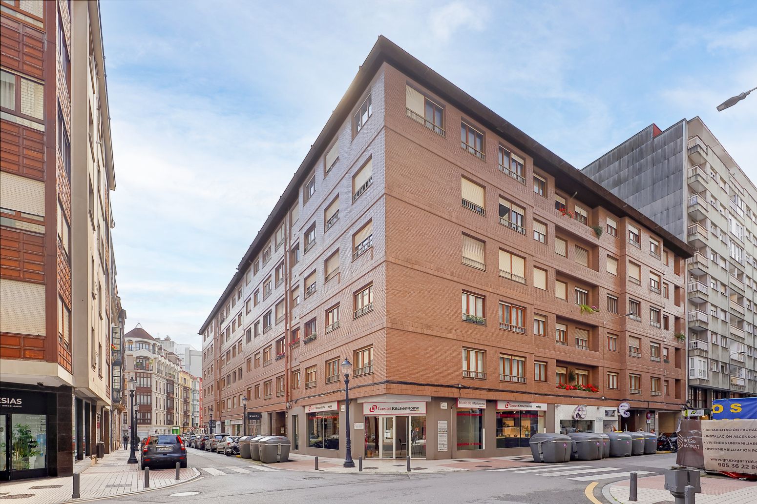 Vista exterior de Piso en venta en Gijón  con Calefacción, Parquet y Terraza