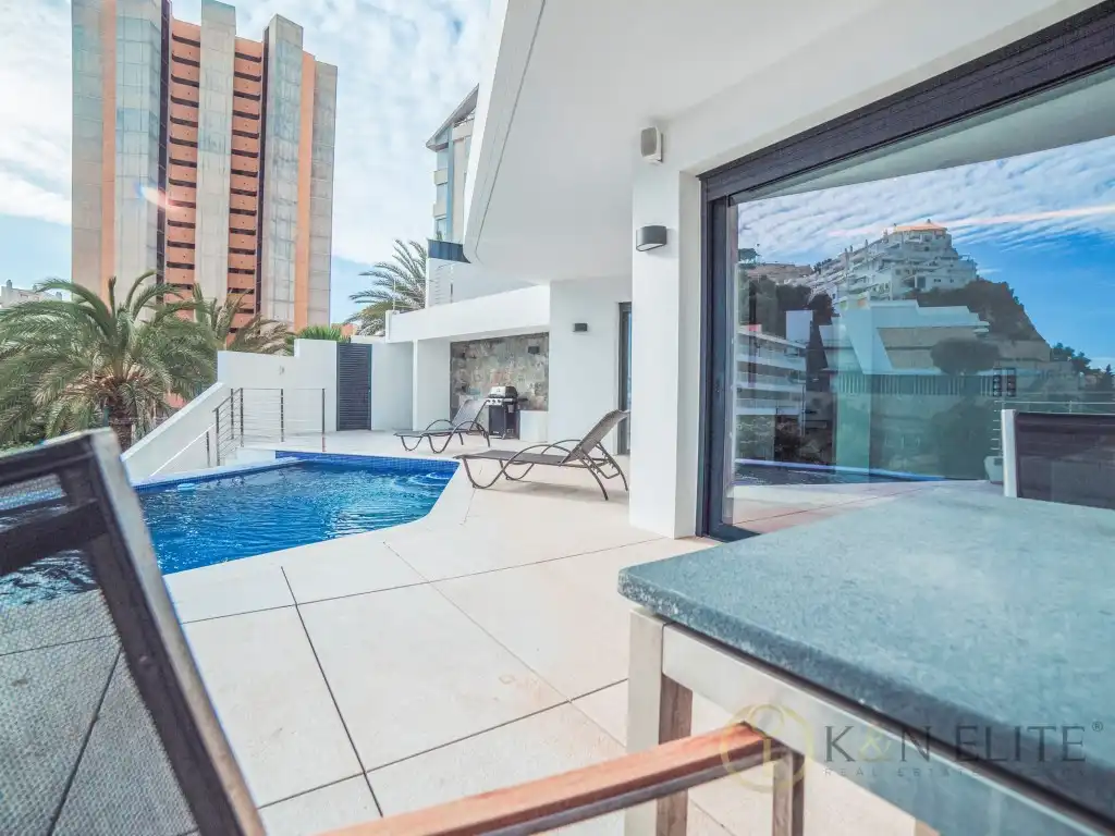 Terrassa de Dúplex en venda en Benidorm amb Aire condicionat i Piscina