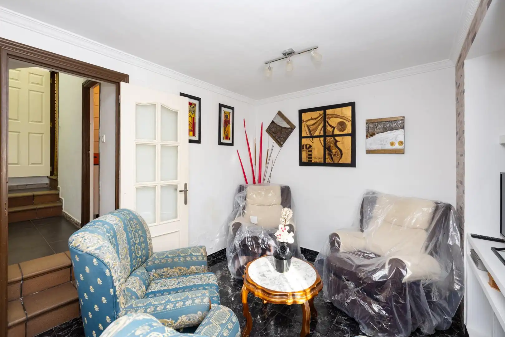 Sala d'estar de Casa adosada en venda en Loja