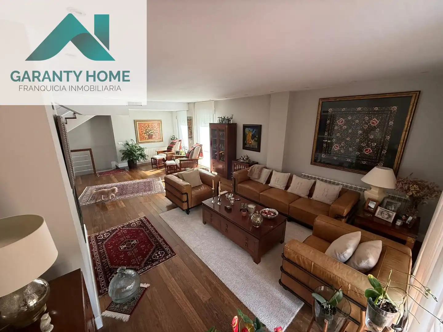 Sala de estar de Casa adosada en venta en Layos con Aire acondicionado, Calefacción y Jardín privado