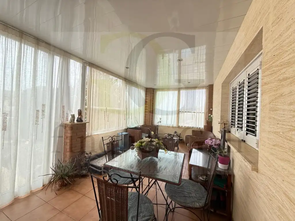 Dining room of Houses for sale in El Pont de Vilomara i Rocafort  with Air Conditioner, Private garden and Terrace