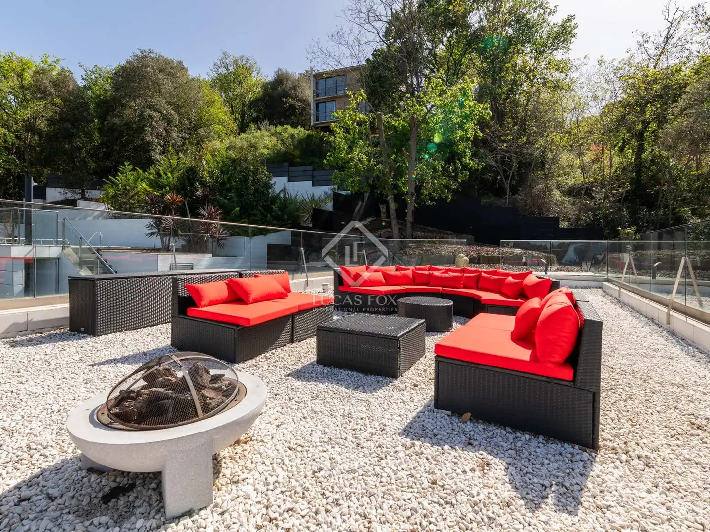 Terraza de Casa o chalet en venta en Sant Cugat del Vallès con Aire acondicionado, Calefacción y Jardín privado