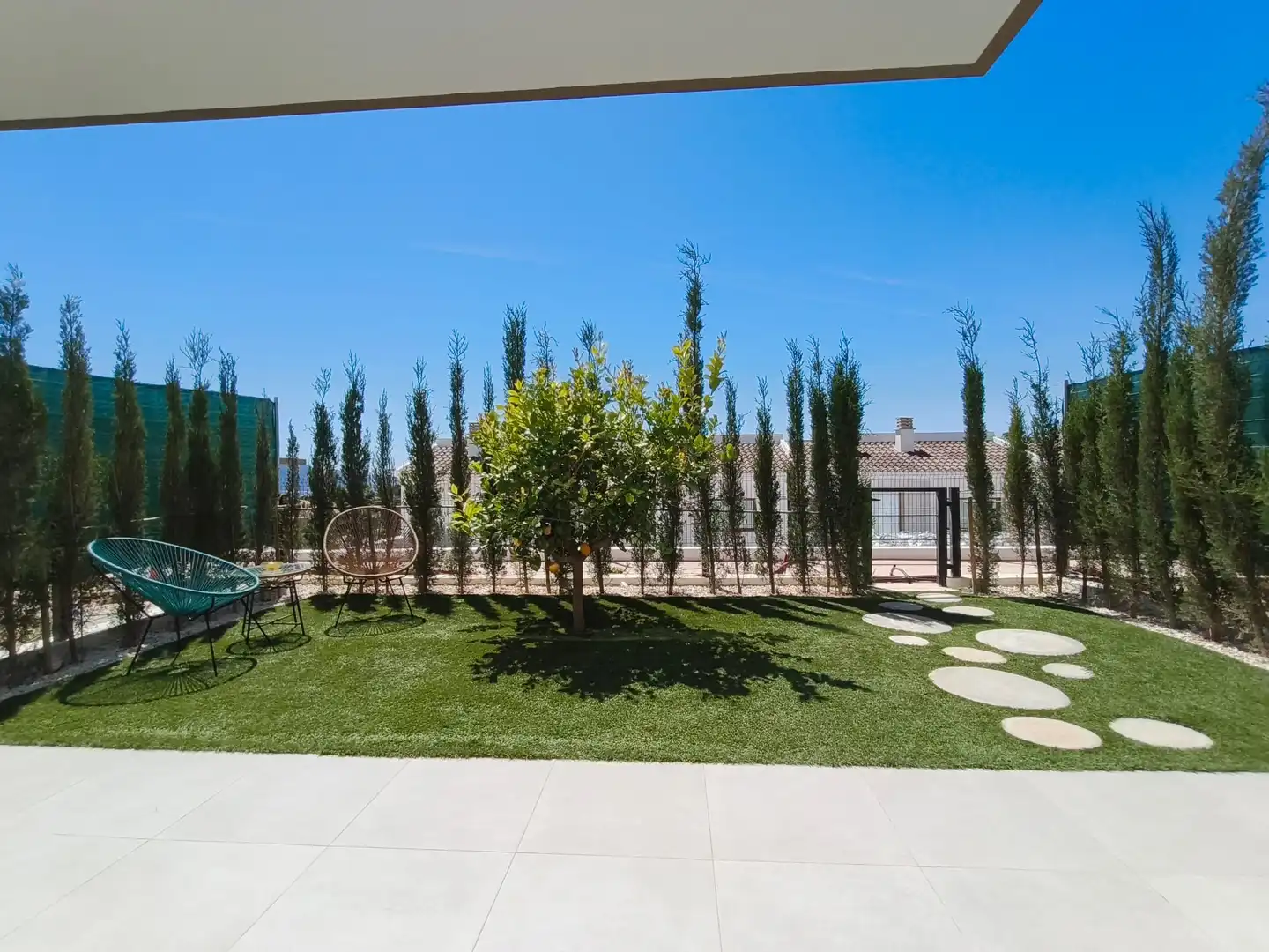 Terrassa de Casa adosada en venda en La Nucia amb Aire condicionat, Calefacció i Jardí privat
