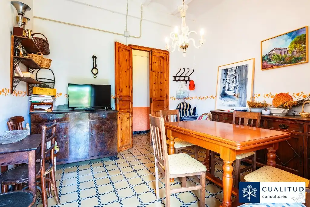 Dining room of Houses for sale in Benassal  with Furnished, Oven and Washing machine
