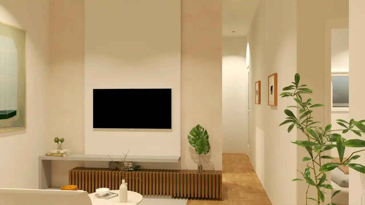 Living room of Flat for sale in  Palma de Mallorca  with Air Conditioner, Terrace and Furnished