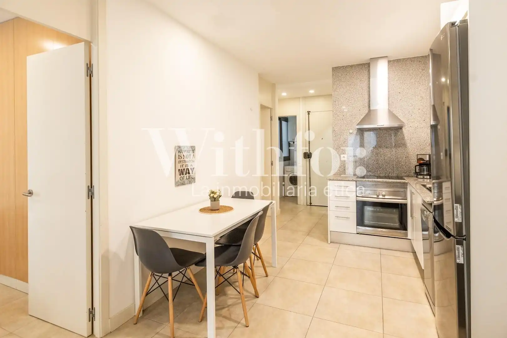 Kitchen of Flat for sale in Barcelona  with Air Conditioner, Heating and Balcony