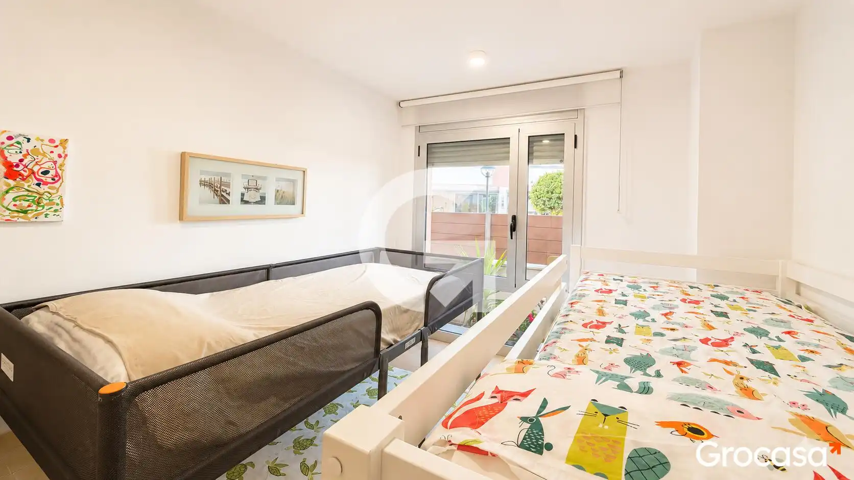 Schlafzimmer von Wohnung zum Verkauf in Lloret de Mar mit Klimaanlage, Terrasse und Gemeinschaftspool