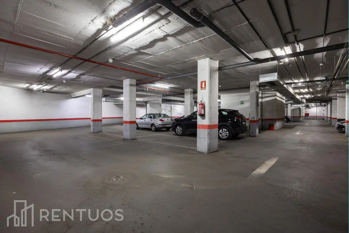 Parkplatz von Wohnung zur Miete in Madrid mit Klimaanlage, Heizung und Parkett
