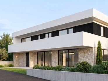 Casa d'obra nova amb balcó en venda a Calle Madrid 21-5
