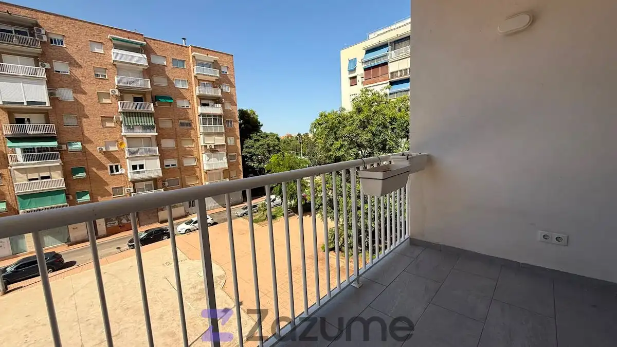Terraza de Piso de alquiler en Cartagena con Aire acondicionado, Calefacción y Parquet
