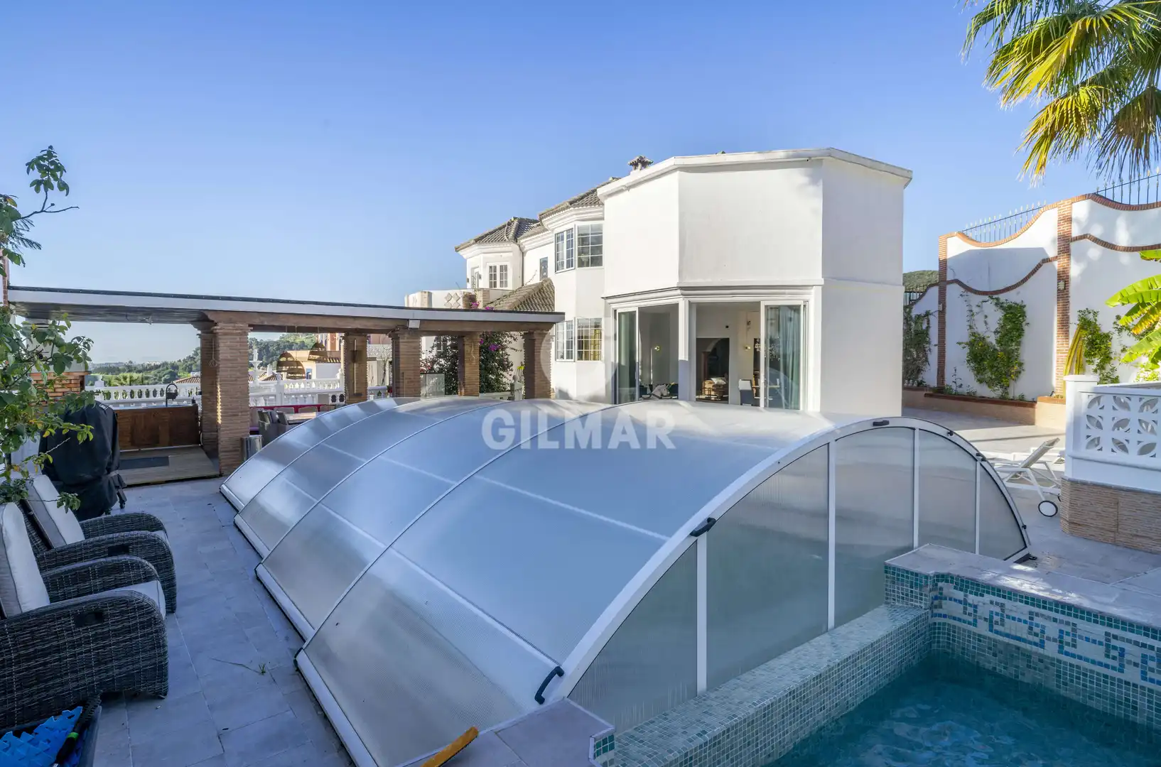 Piscina de Casa o xalet en venda en Estepona amb Jardí privat i Piscina