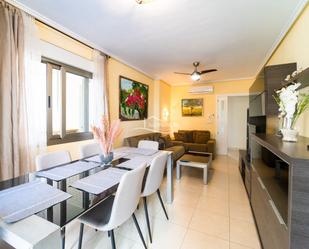 Living room of Flat to rent in Calpe / Calp  with Air Conditioner, Terrace and Balcony