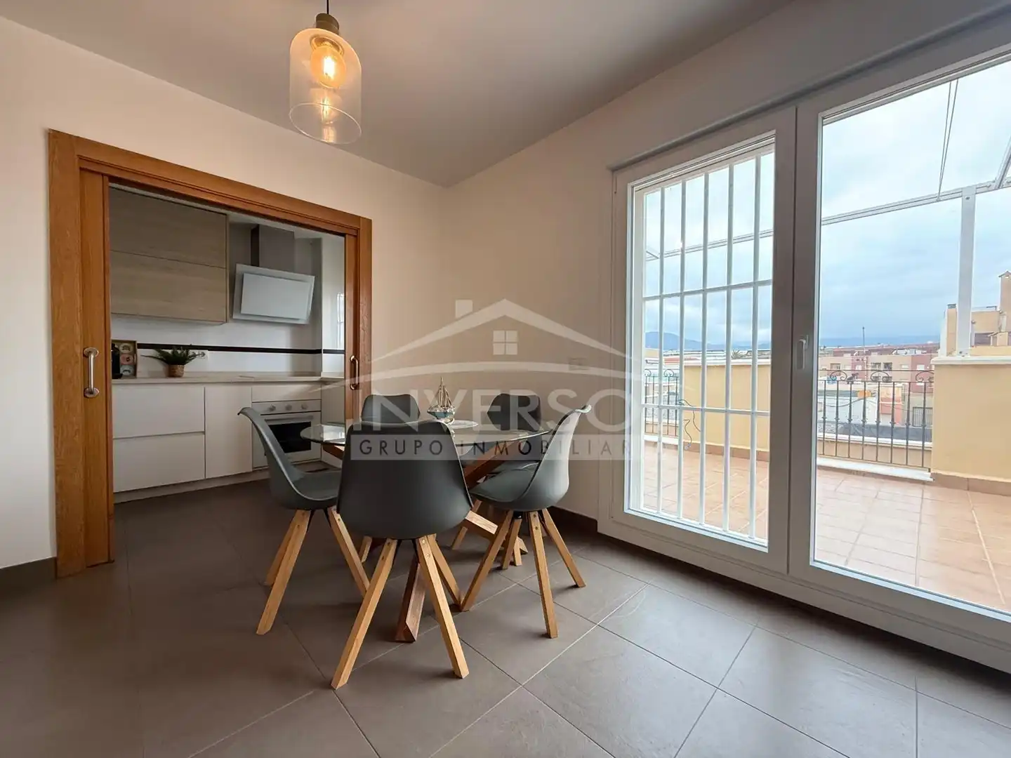 Dining room of Attic for sale in El Ejido  with Terrace, Furnished and Oven