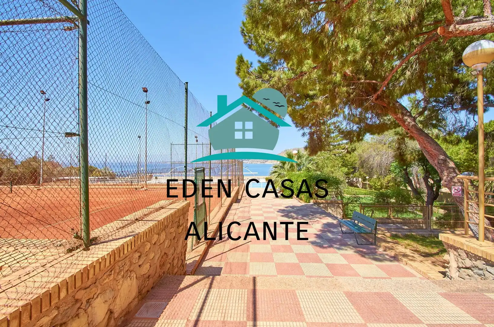 Außenansicht von Wohnungen zum Verkauf in Alicante / Alacant mit Klimaanlage, Heizung und Privatgarten