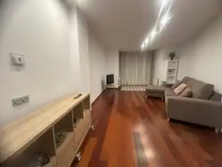 Sala d'estar de Pis de lloguer en León Capital  amb Calefacció, Parquet i Terrassa