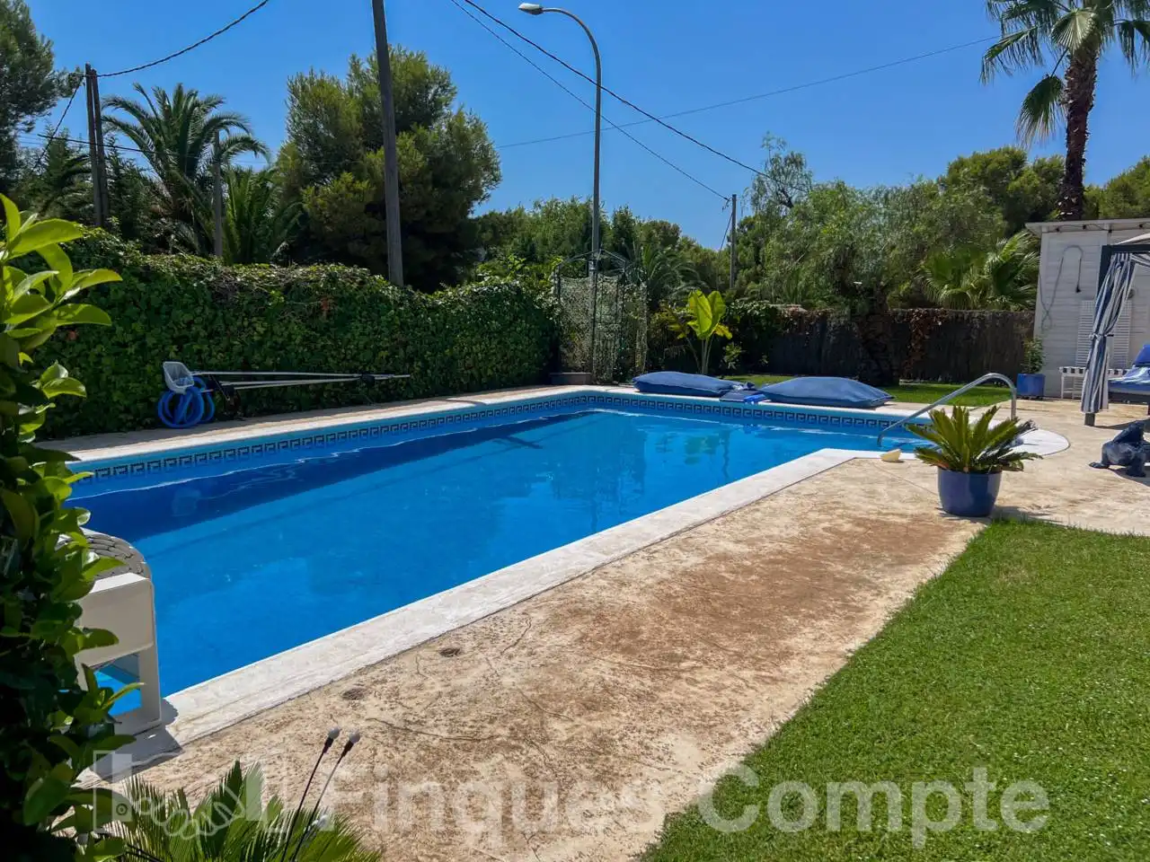 Piscina de Casa o xalet en venda en Roda de Berà amb Aire condicionat, Jardí privat i Terrassa