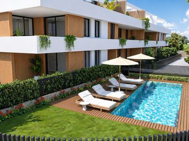 Mini appartamento di nuova costruzione con piscina in vendita a Carrer del Tenista David Ferrer