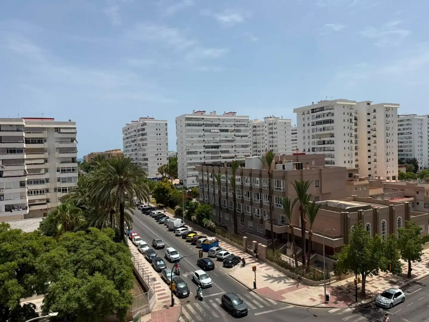 Exterior view of Flat for rent in Málaga  with Air Conditioner, Heating and Furnished