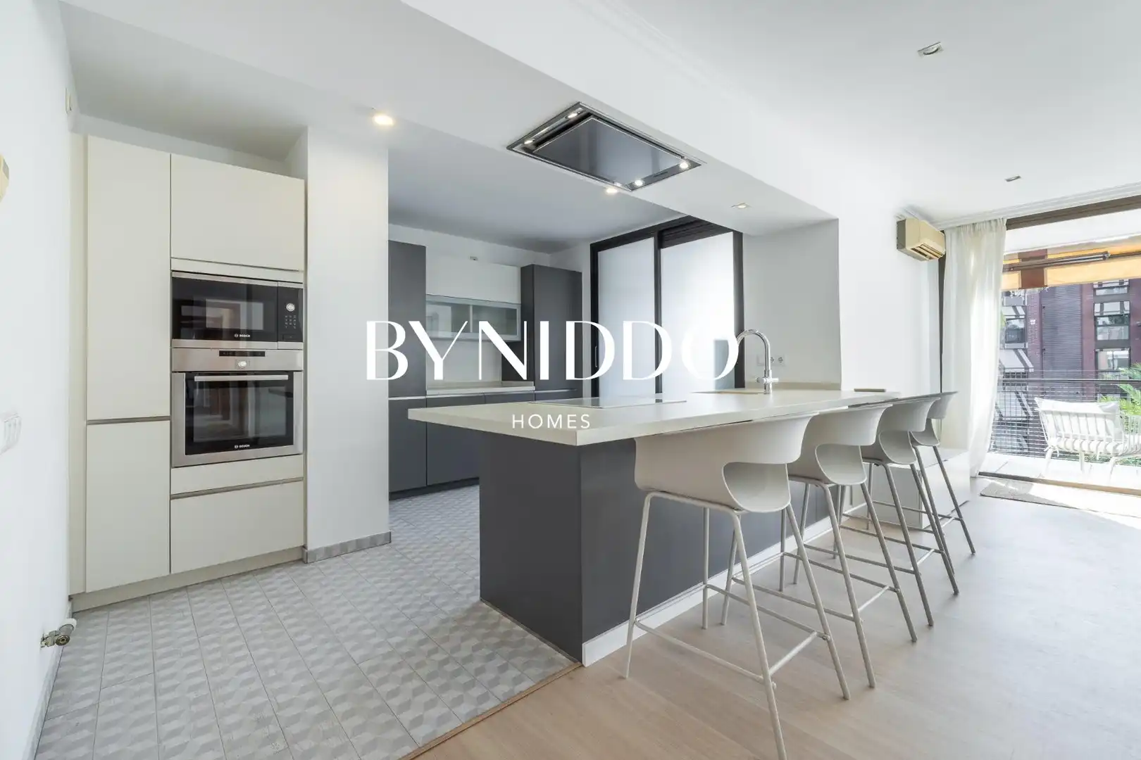Cocina de Ático en venta en Sant Cugat del Vallès con Aire acondicionado, Calefacción y Parquet