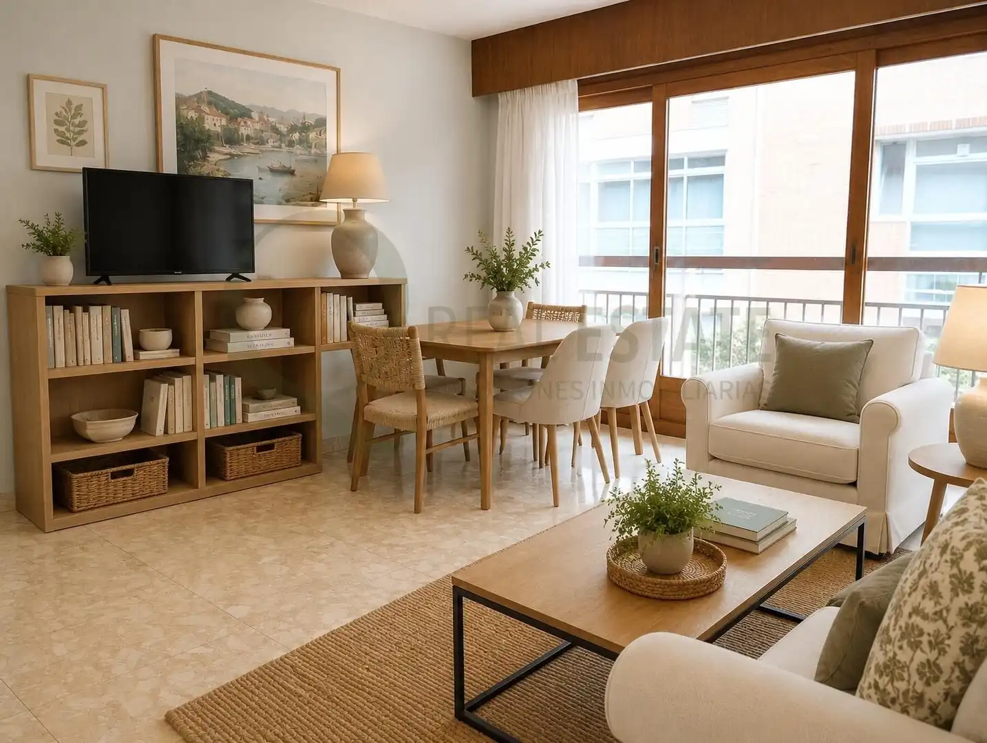 Sala de estar de Piso en venta en Alicante / Alacant con Aire acondicionado y Balcón