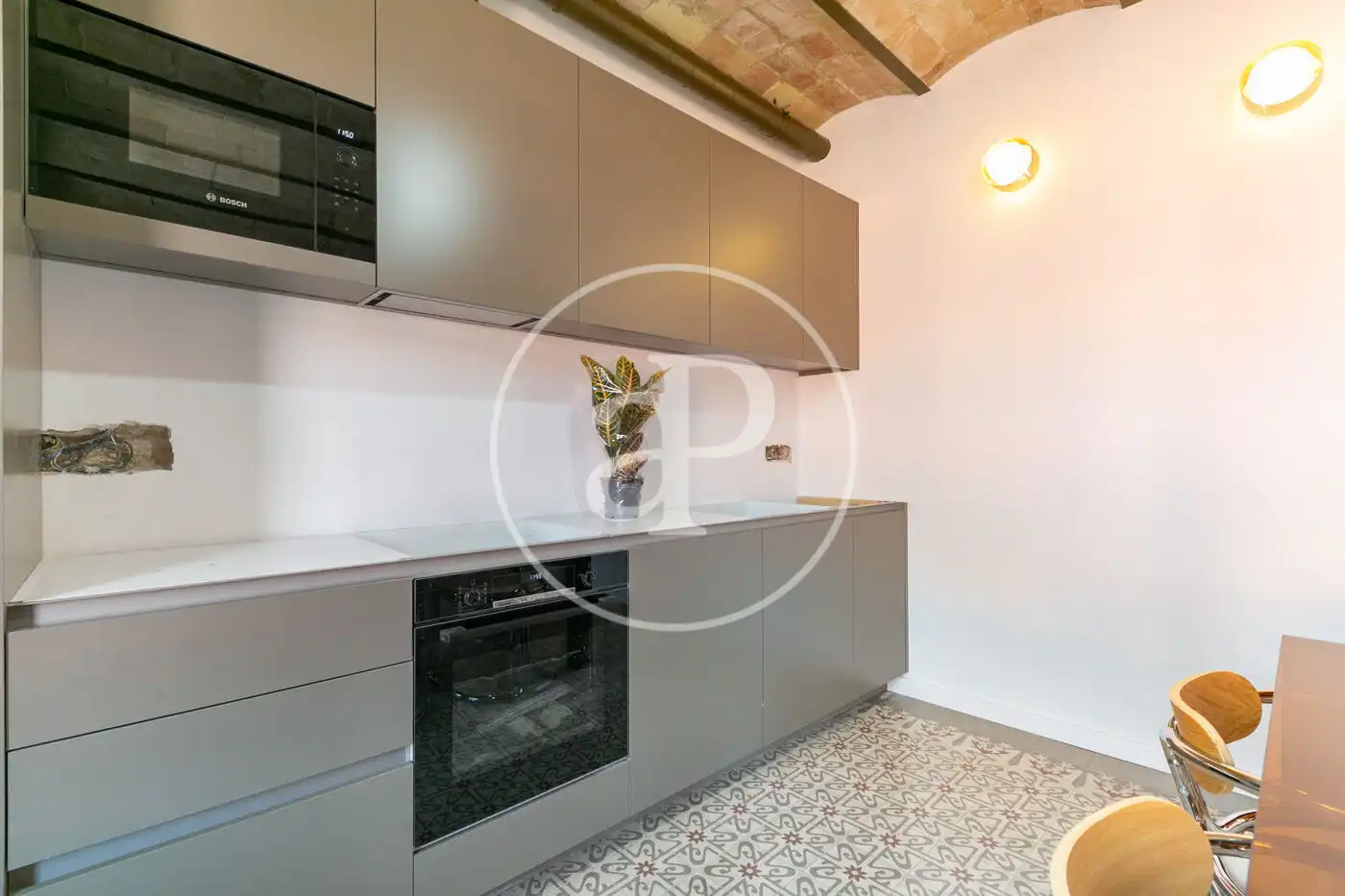 Kitchen of Flat for sale in Barcelona  with Air Conditioner, Heating and Balcony