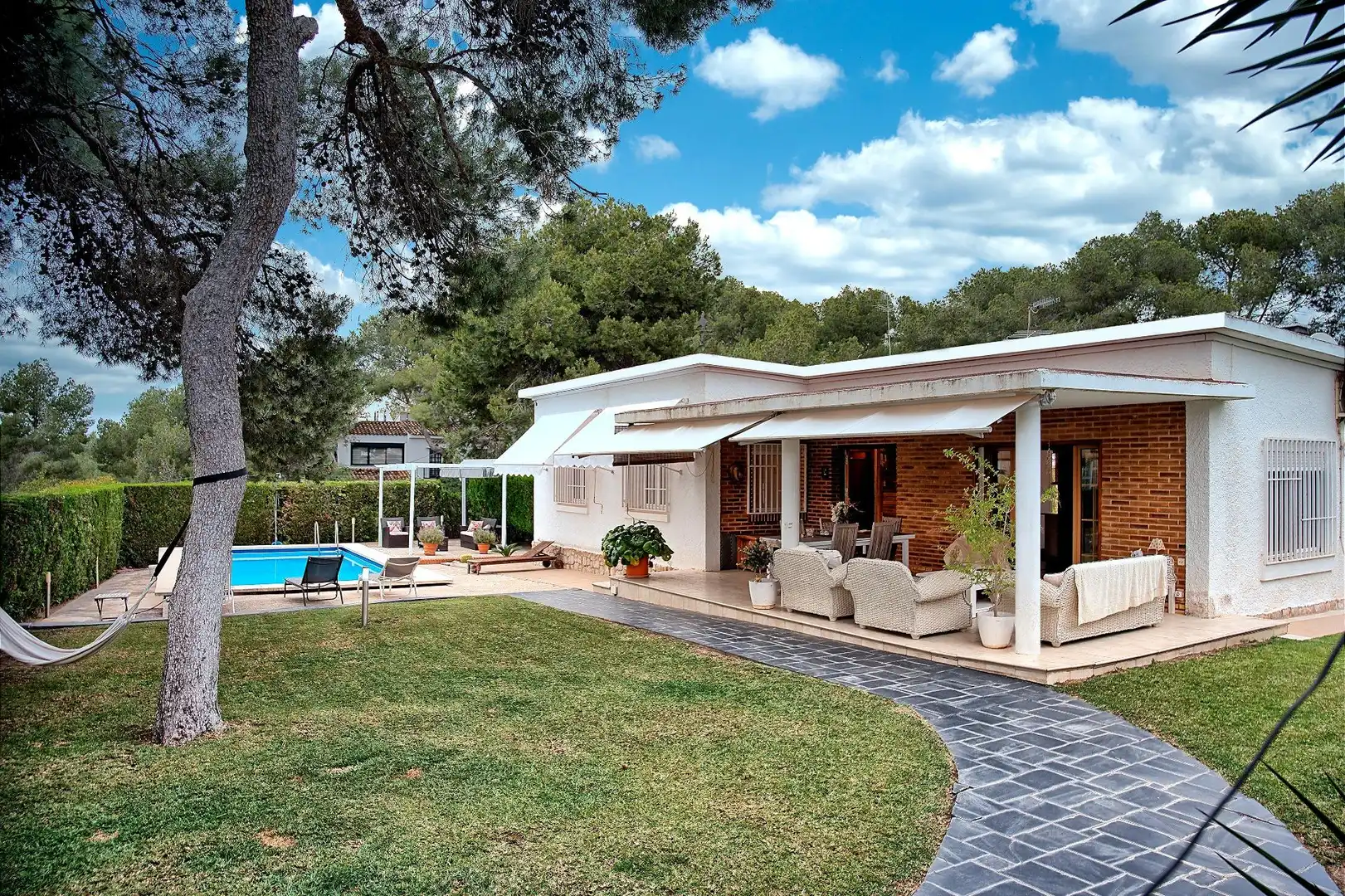 Jardín de Casa o chalet en venta en Paterna con Aire acondicionado, Calefacción y Jardín privado