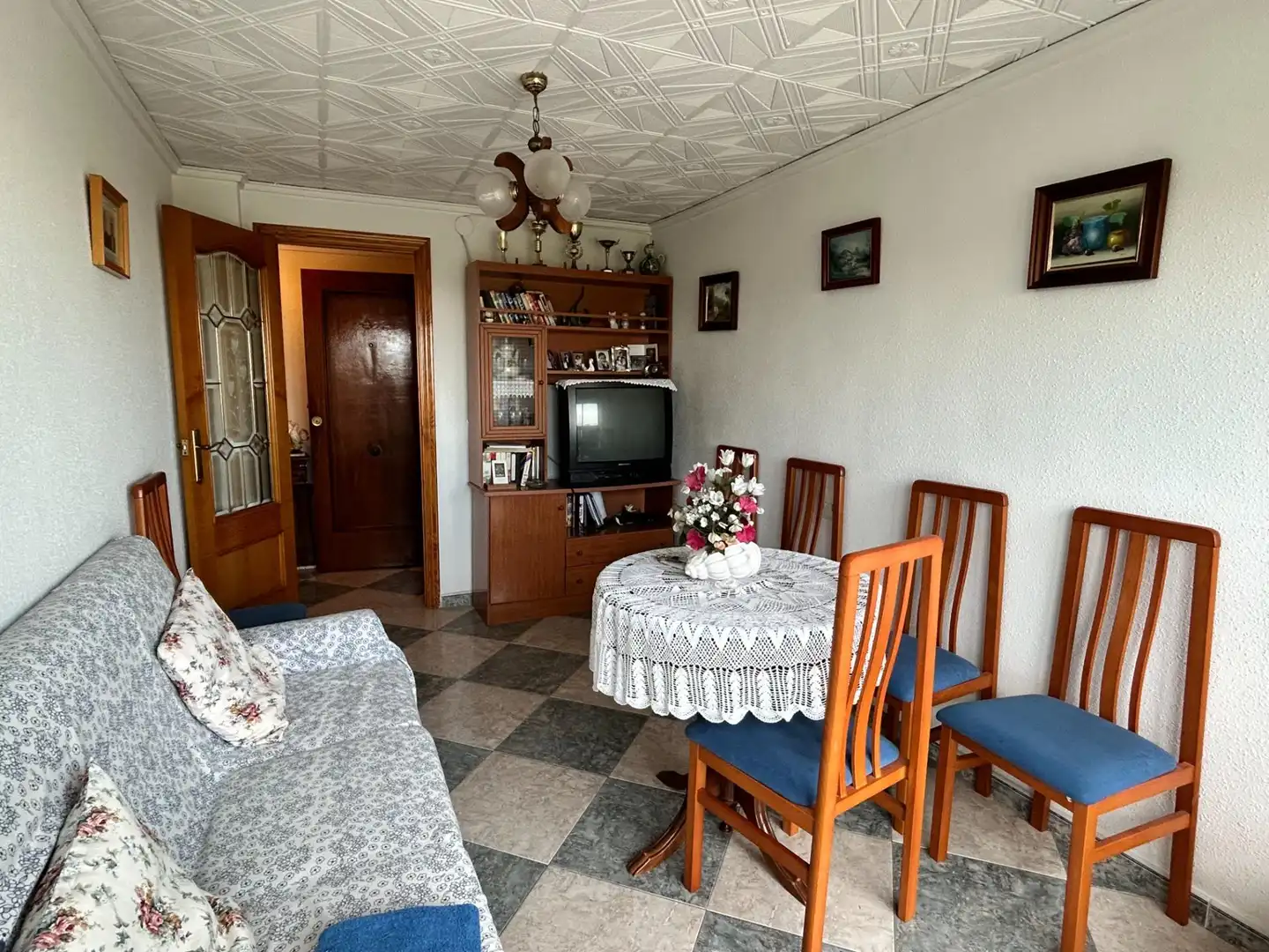Sala d'estar de Pis en venda en Gandia amb Traster i Moblat