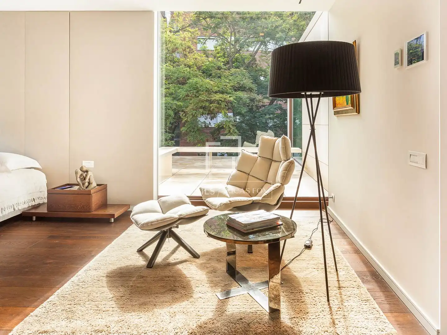 Sala de estar de Casa o chalet en venta en Barcelona con Aire acondicionado, Calefacción y Jardín privado