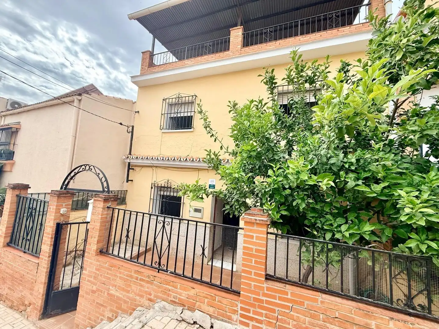 Vista exterior de Casa adosada en venta en Málaga Capital con Terraza