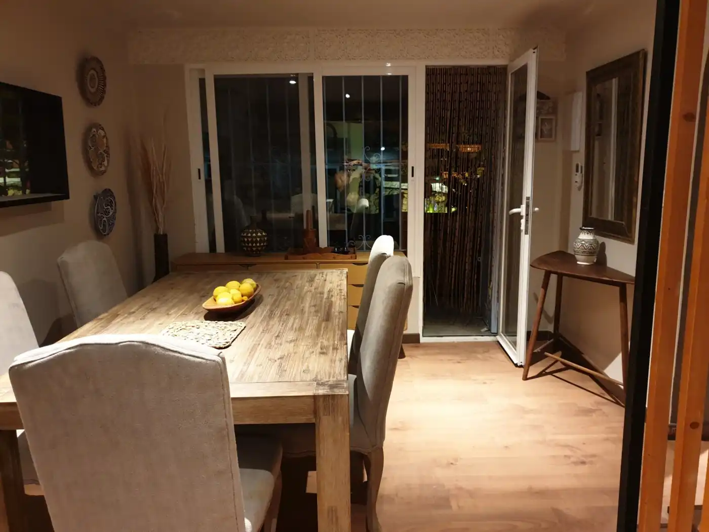 Dining room of Houses for sale in Calpe / Calp  with Air Conditioner, Heating and Private garden