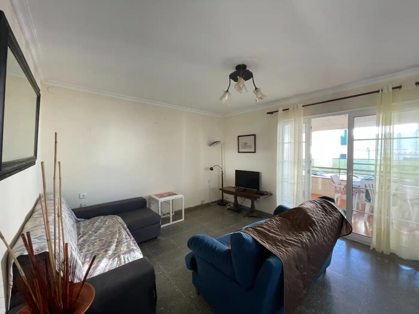 Sala d'estar de Apartament en venda en Es Mercadal amb Terrassa, Piscina i Balcó