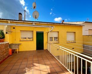 Exterior view of Single-family semi-detached for sale in Sant Hilari Sacalm  with Heating, Terrace and Storage room