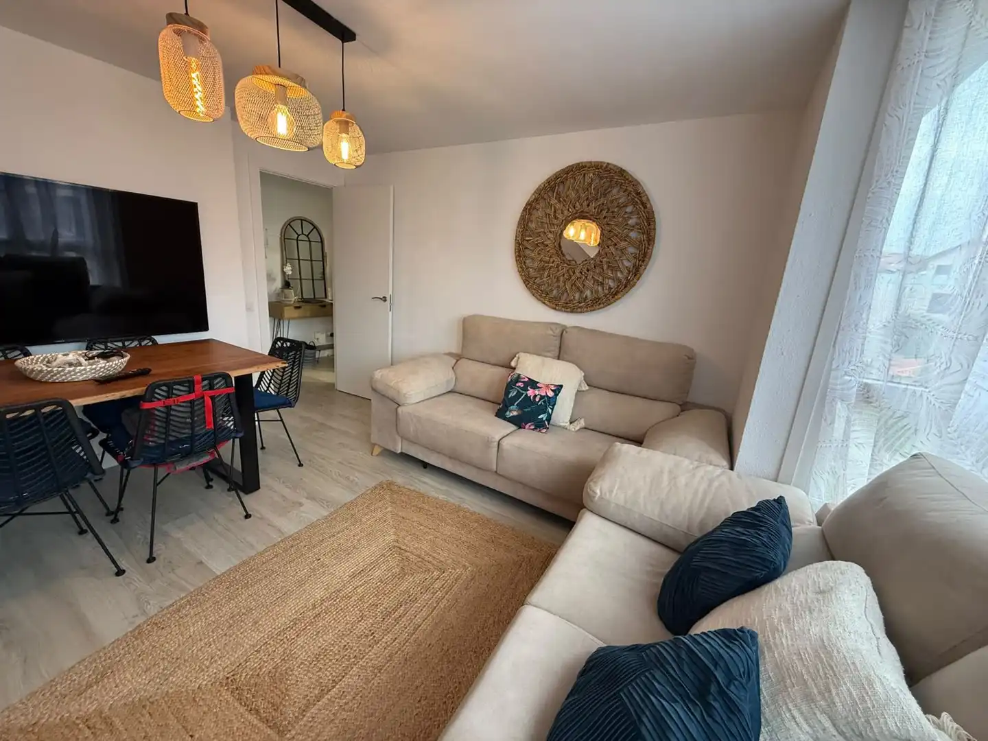 Living room of Duplexes for sale in Noja  with Heating, Parquet flooring and Terrace
