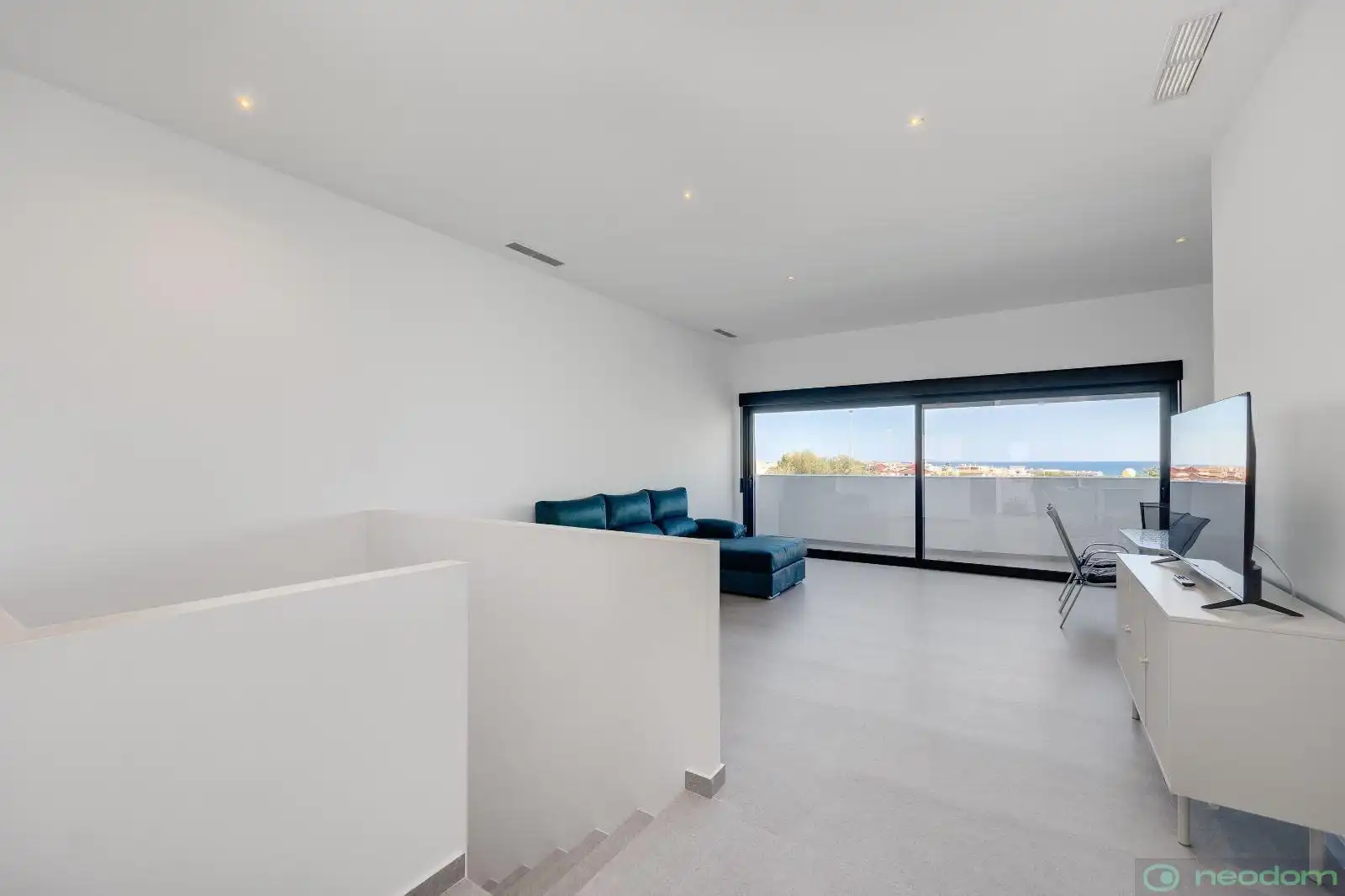 Sala de estar de Dúplex en venta en Guardamar del Segura con Aire acondicionado, Calefacción y Terraza