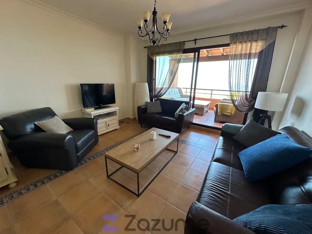 Living room of Flat for rent in Mijas  with Private garden, Terrace and Swimming Pool