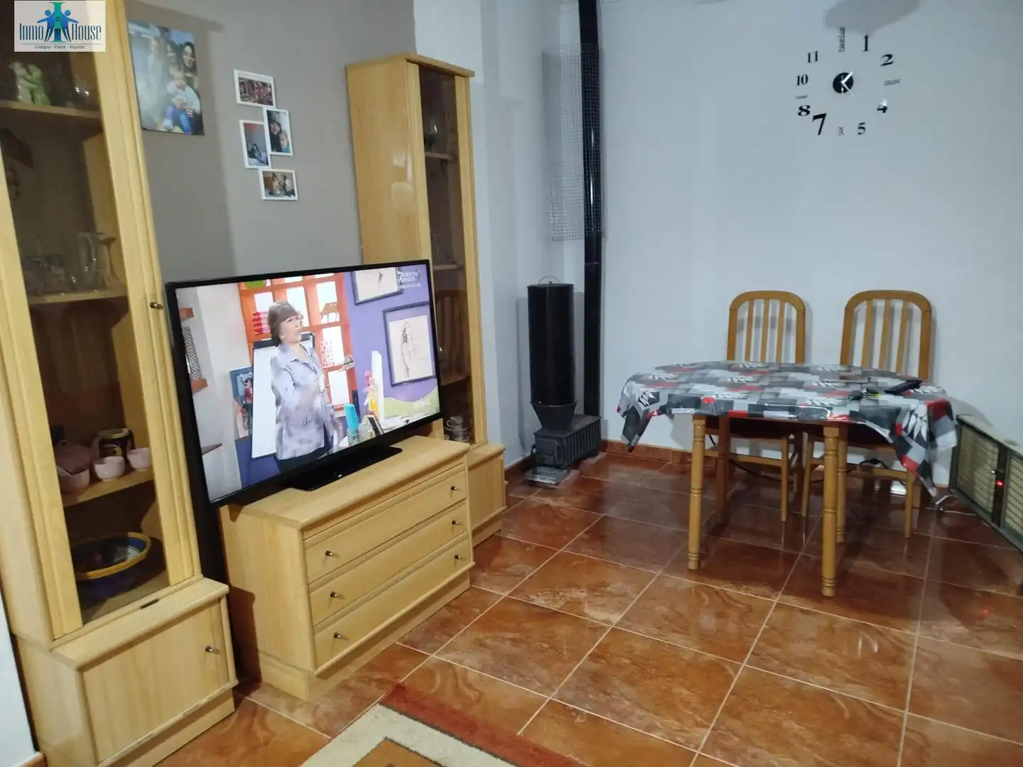 Sala de estar de Casa o chalet en venta en Pozohondo con Calefacción, Terraza y Piscina