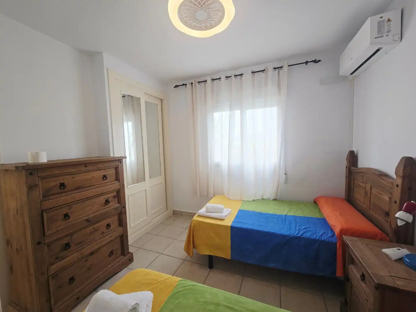 Bedroom of Houses for sale in Vera  with Air Conditioner, Terrace and Swimming Pool