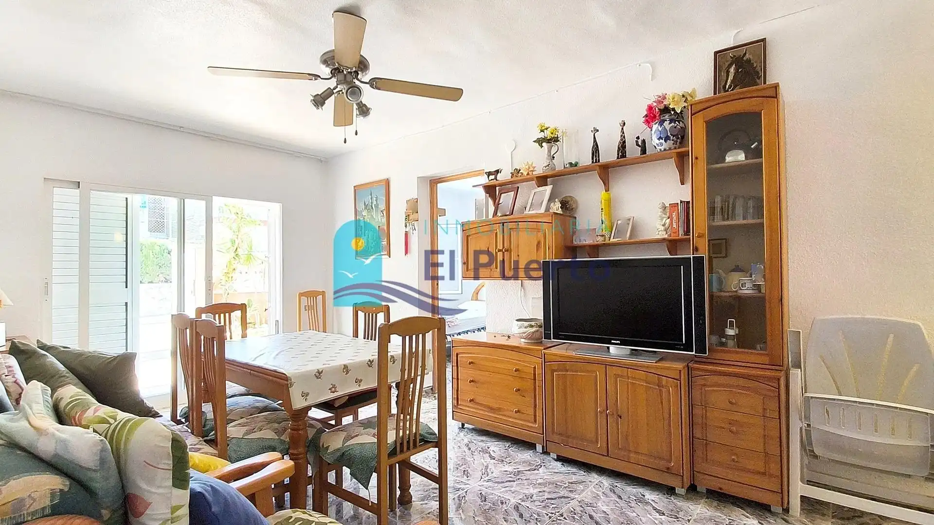 Wohnzimmer von Erdgeschoss zum Verkauf in Mazarrón mit Abstellraum und Möbliert