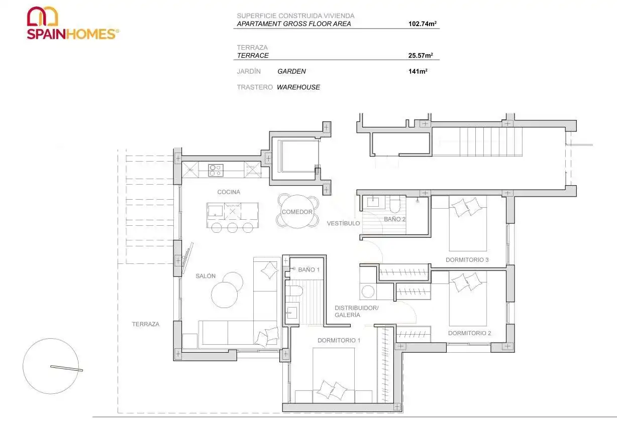 Appartement compact avec terrasse à vendre à Mar Menor Golf, imagen 24