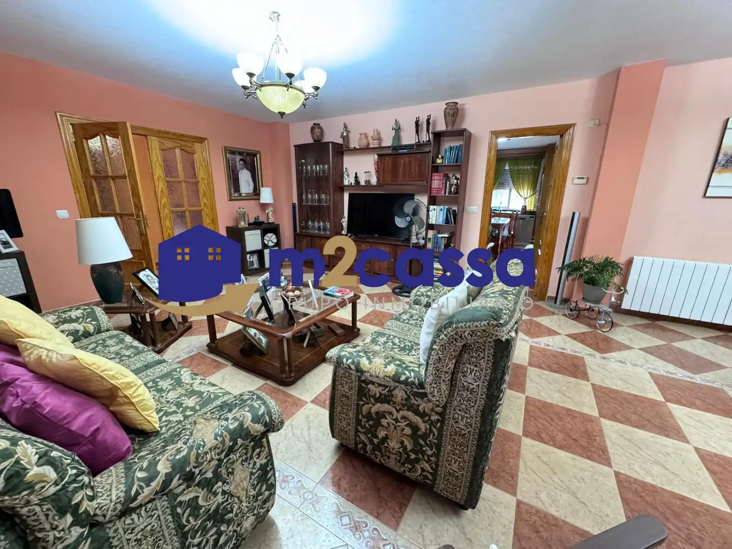 Sala d'estar de Casa o xalet en venda en Puerto Lumbreras amb Jardí privat, Terrassa i Piscina