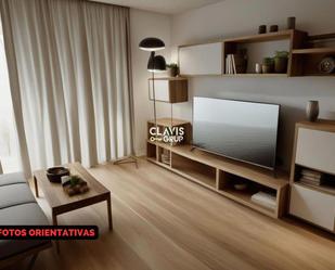 Sala d'estar de Pis en venda en  Barcelona Capital amb Aire condicionat, Terrassa i Forn