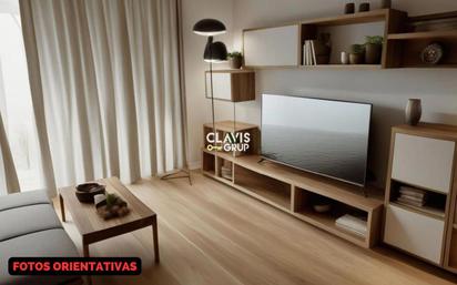 Living room of Flat for sale in  Barcelona Capital  with Air Conditioner, Terrace and Oven