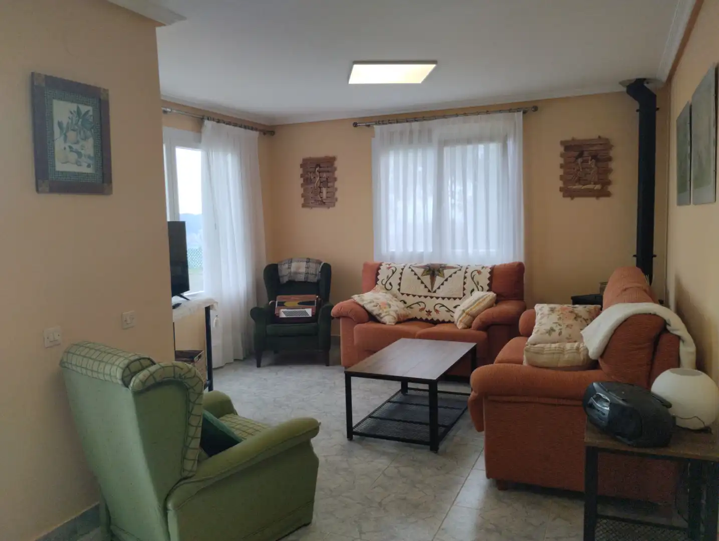 Sala de estar de Casa o chalet en venta en Limpias con Calefacción, Jardín privado y Terraza