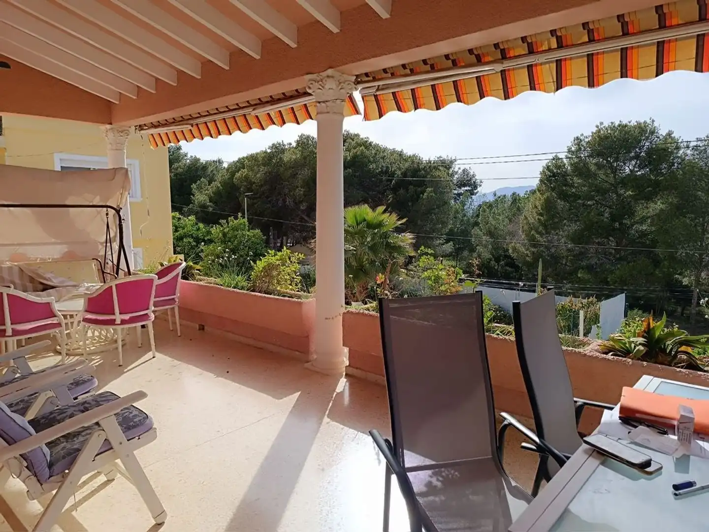 Terrace of Houses for sale in L'Alfàs del Pi  with Air Conditioner, Private garden and Terrace