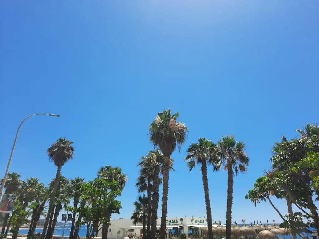 Außenansicht von Wohnung zur Miete in Málaga mit Klimaanlage, Heizung und Privatgarten