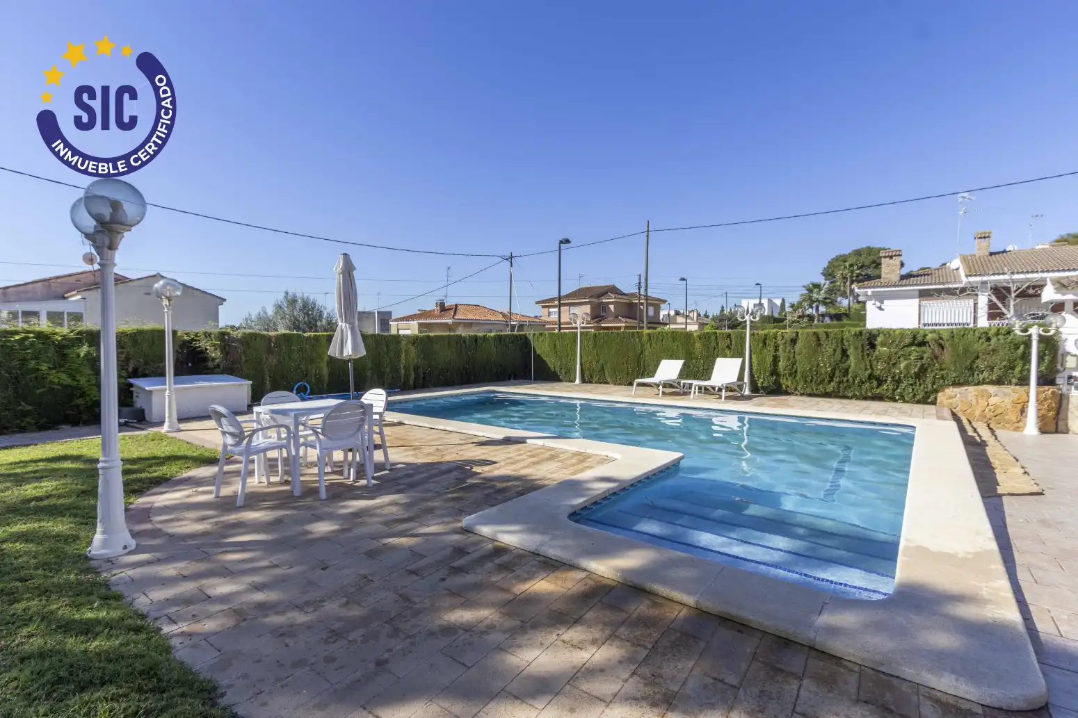 Piscina de Casa o xalet en venda en Torrent amb Aire condicionat, Calefacció i Jardí privat